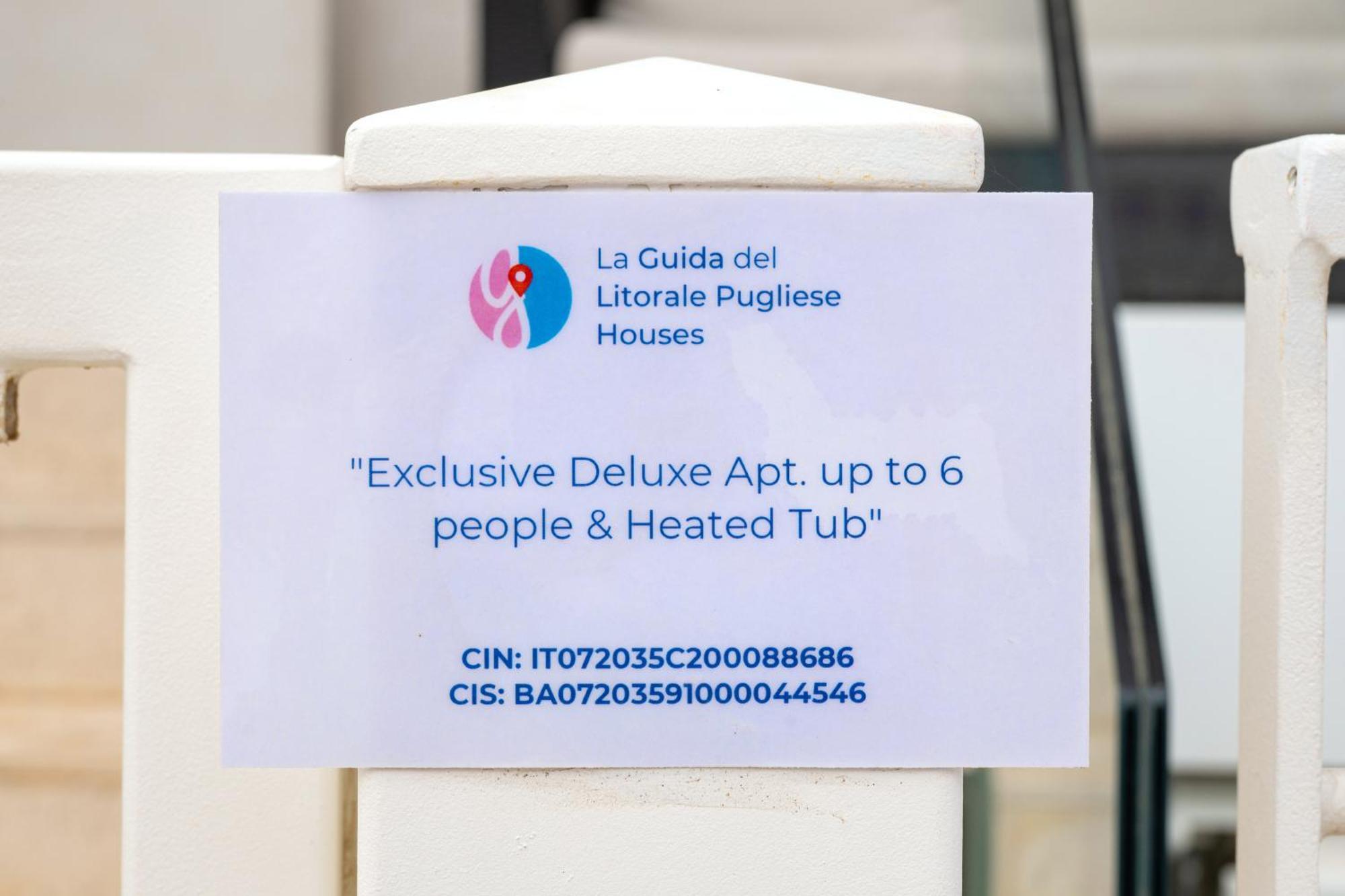 Exclusive Deluxe Apt Up To 6 People & Heated Tub Polignano a Mare Extérieur photo